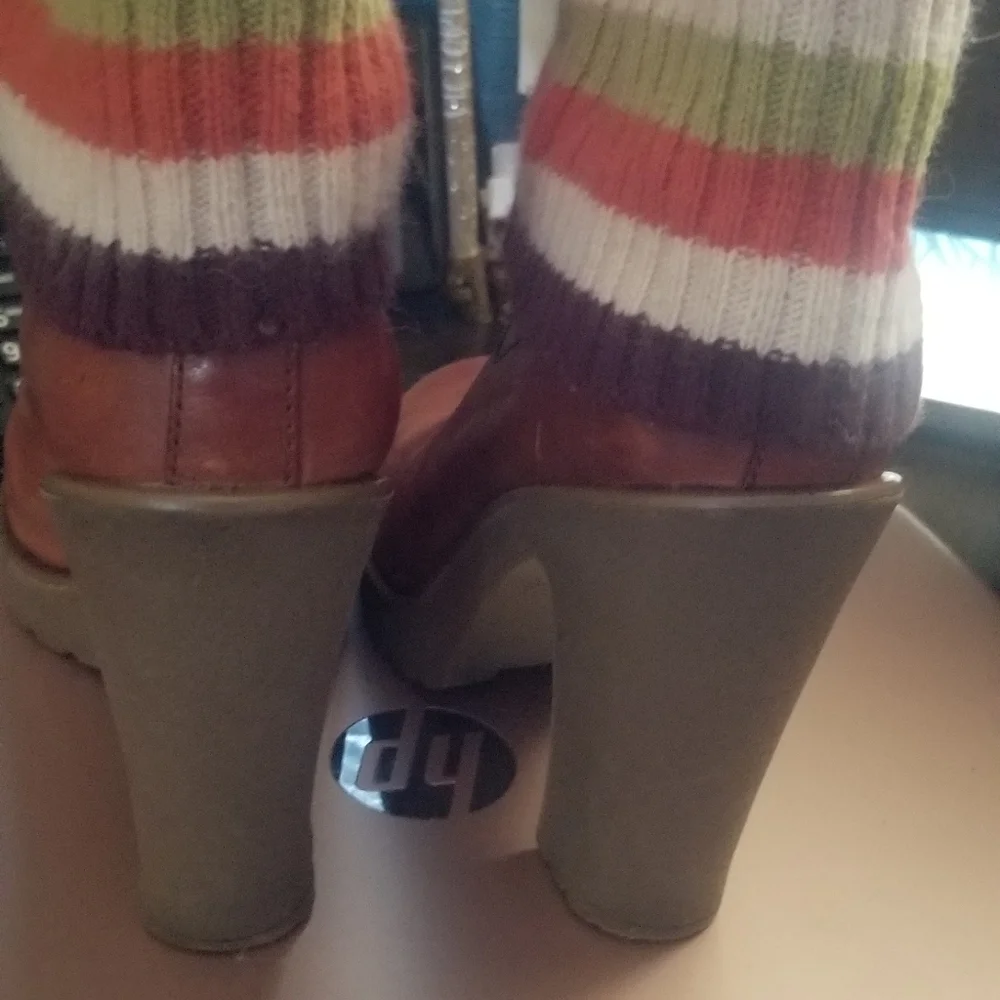 Coach Laurette Whiskey Sweater Boots - Picture 2 of 3
